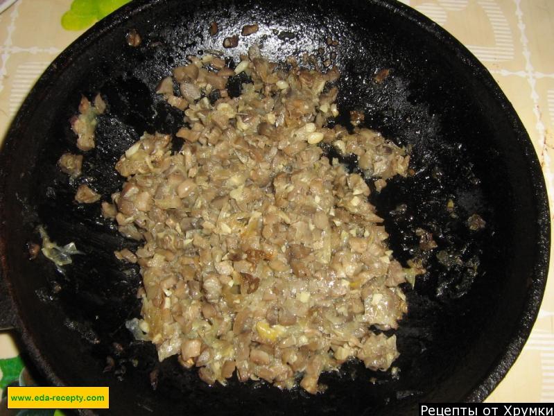 Шаг 5 приготовления Куриная грудка фаршированная грибами и сыром