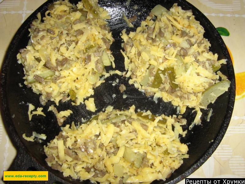 Шаг 7 приготовления Куриная грудка фаршированная грибами и сыром