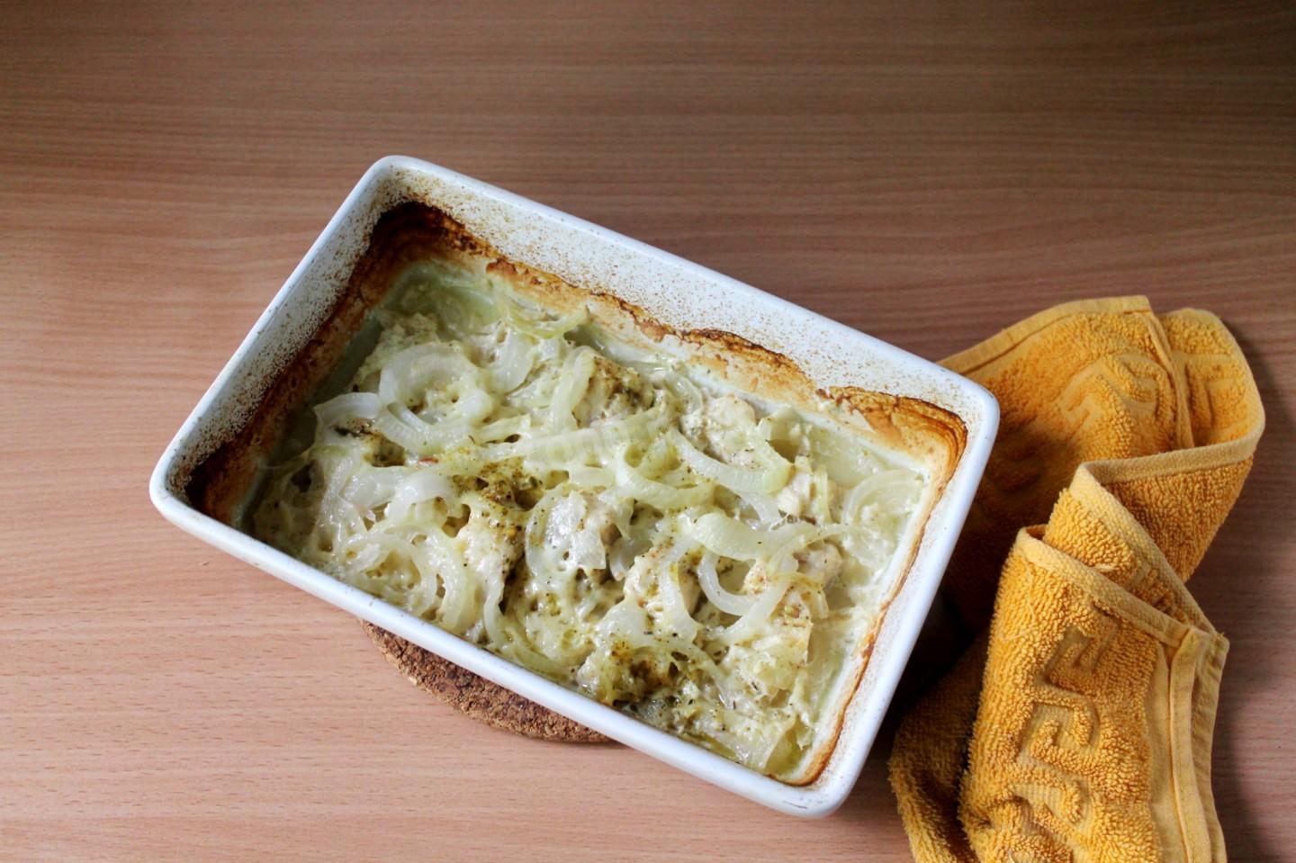 Шаг 7 приготовления Пикша запеченная в духовке