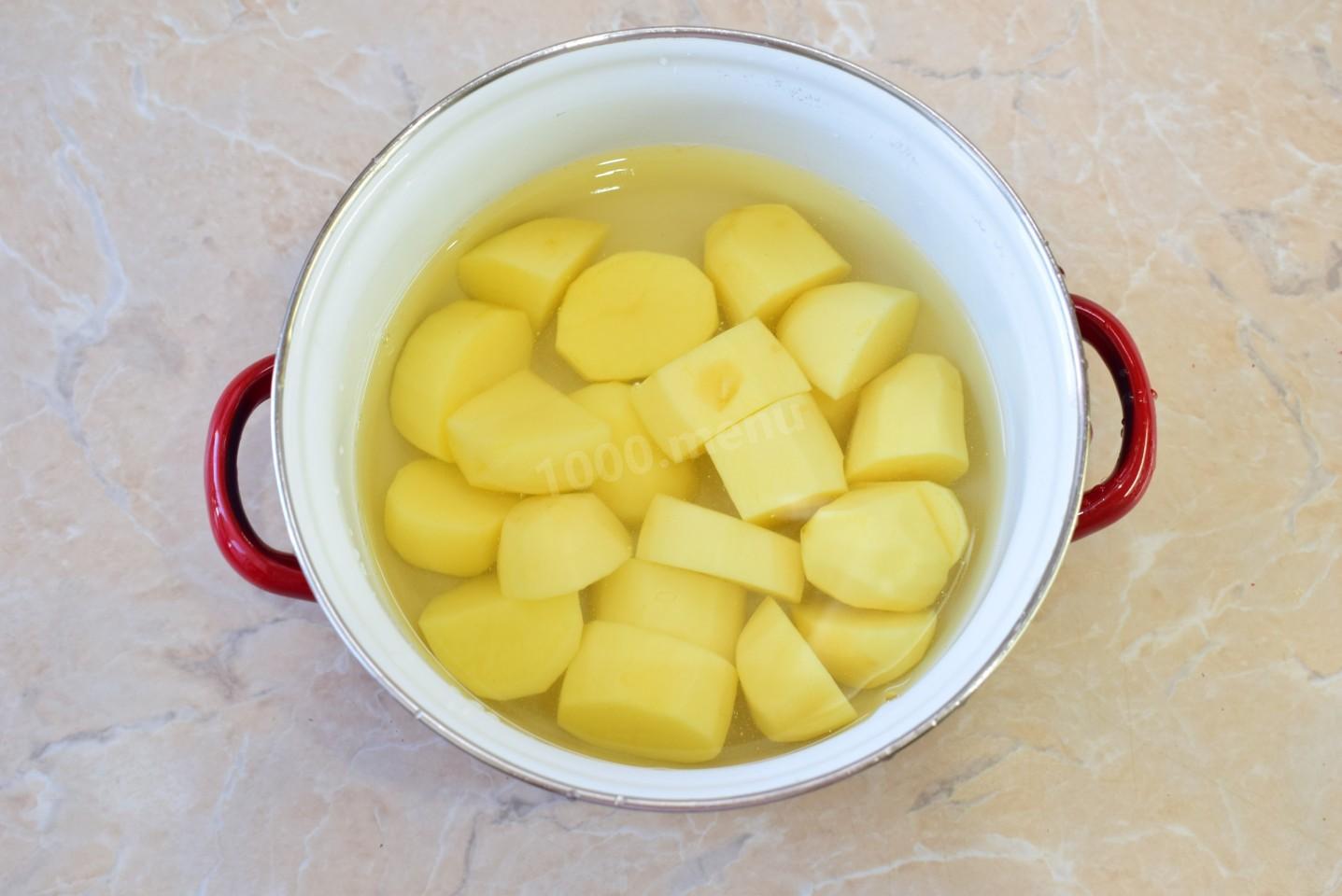Шаг 2 приготовления Чахохбили из курицы с картошкой