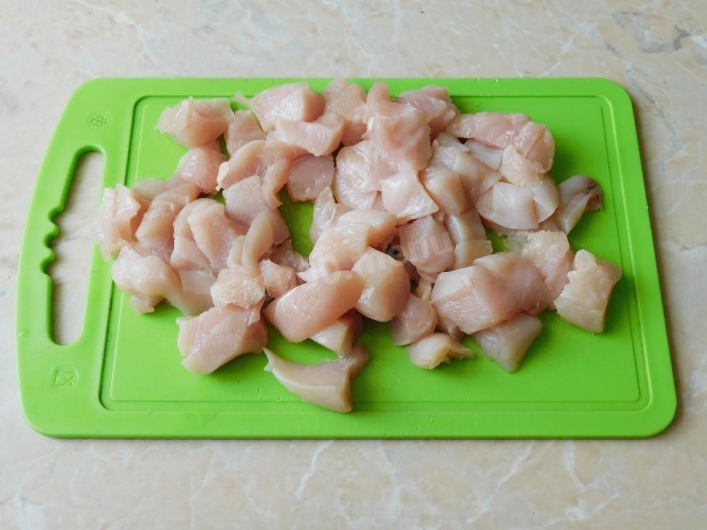 Шаг 4 приготовления Картофельное пюре с курицей в духовке