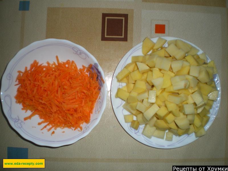 Шаг 3 приготовления Баклажаны в горшочках в духовке с овощами