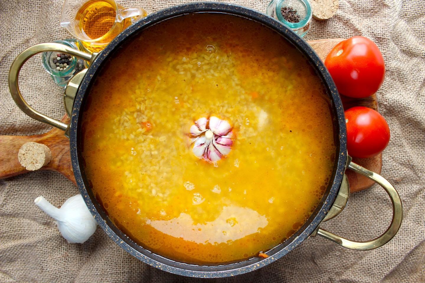 Шаг 11 приготовления Плов из булгура с курицей ПП