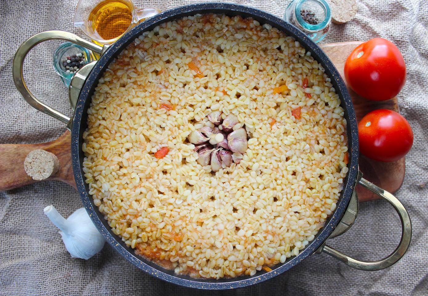 Шаг 12 приготовления Плов из булгура с курицей ПП
