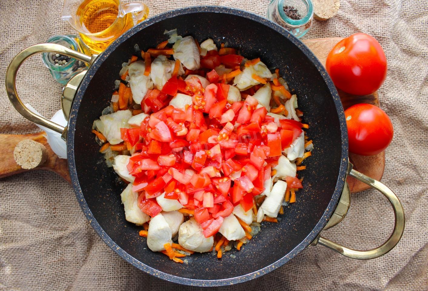 Шаг 8 приготовления Плов из булгура с курицей ПП