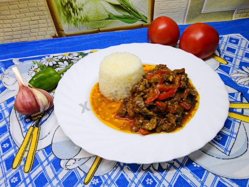 Шаг 11 приготовления Мясо веревочкой по-китайски