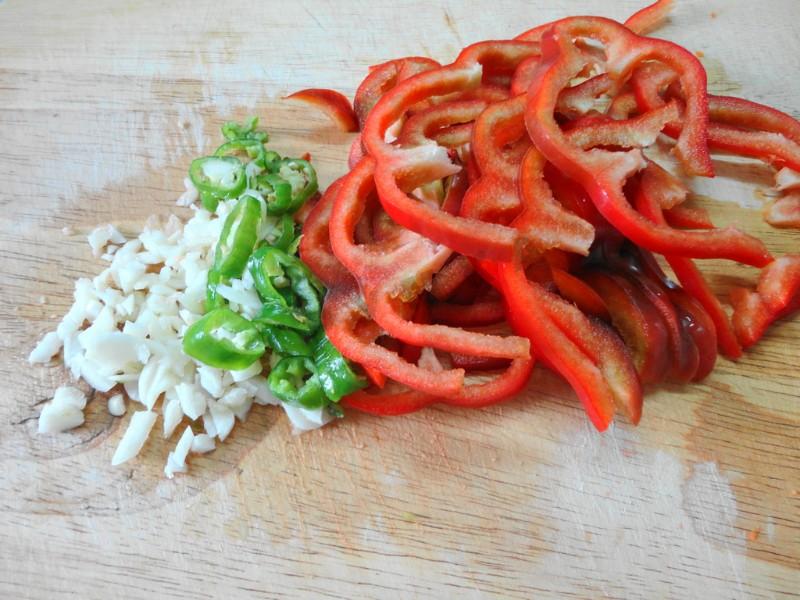 Шаг 5 приготовления Мясо веревочкой по-китайски