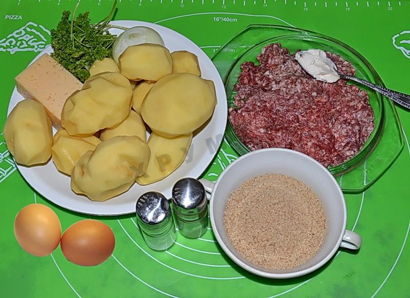 Шаг 1 приготовления Картофельные зразы с сыром в духовке