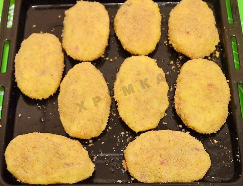 Шаг 7 приготовления Картофельные зразы с сыром в духовке
