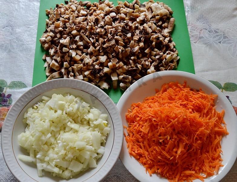 Шаг 6 приготовления Голубцы с грибами и рисом