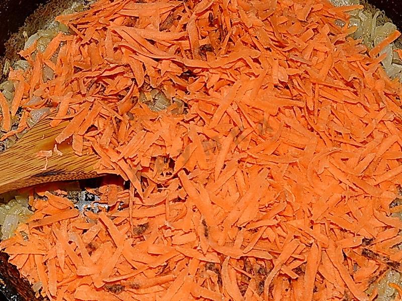 Шаг 8 приготовления Голубцы с грибами и рисом