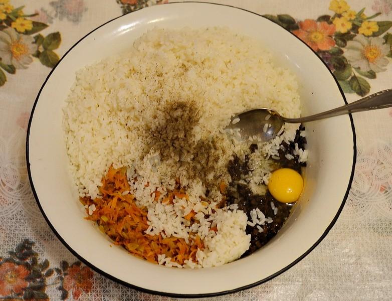 Шаг 9 приготовления Голубцы с грибами и рисом