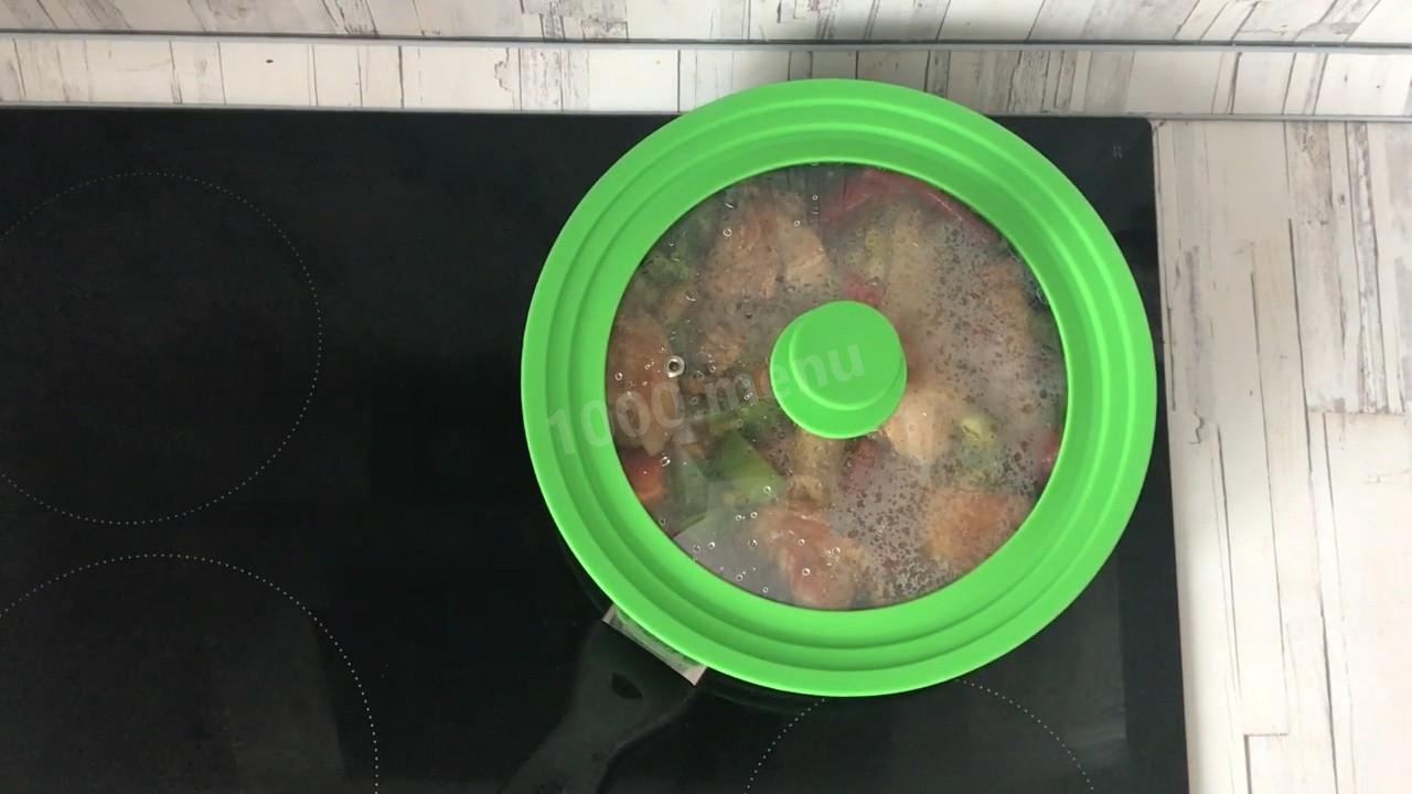 Шаг 11 приготовления Дапанджи из курицы