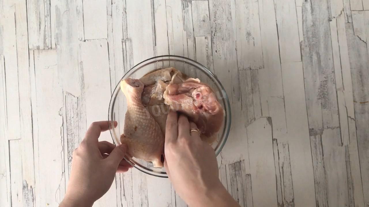 Шаг 2 приготовления Дапанджи из курицы