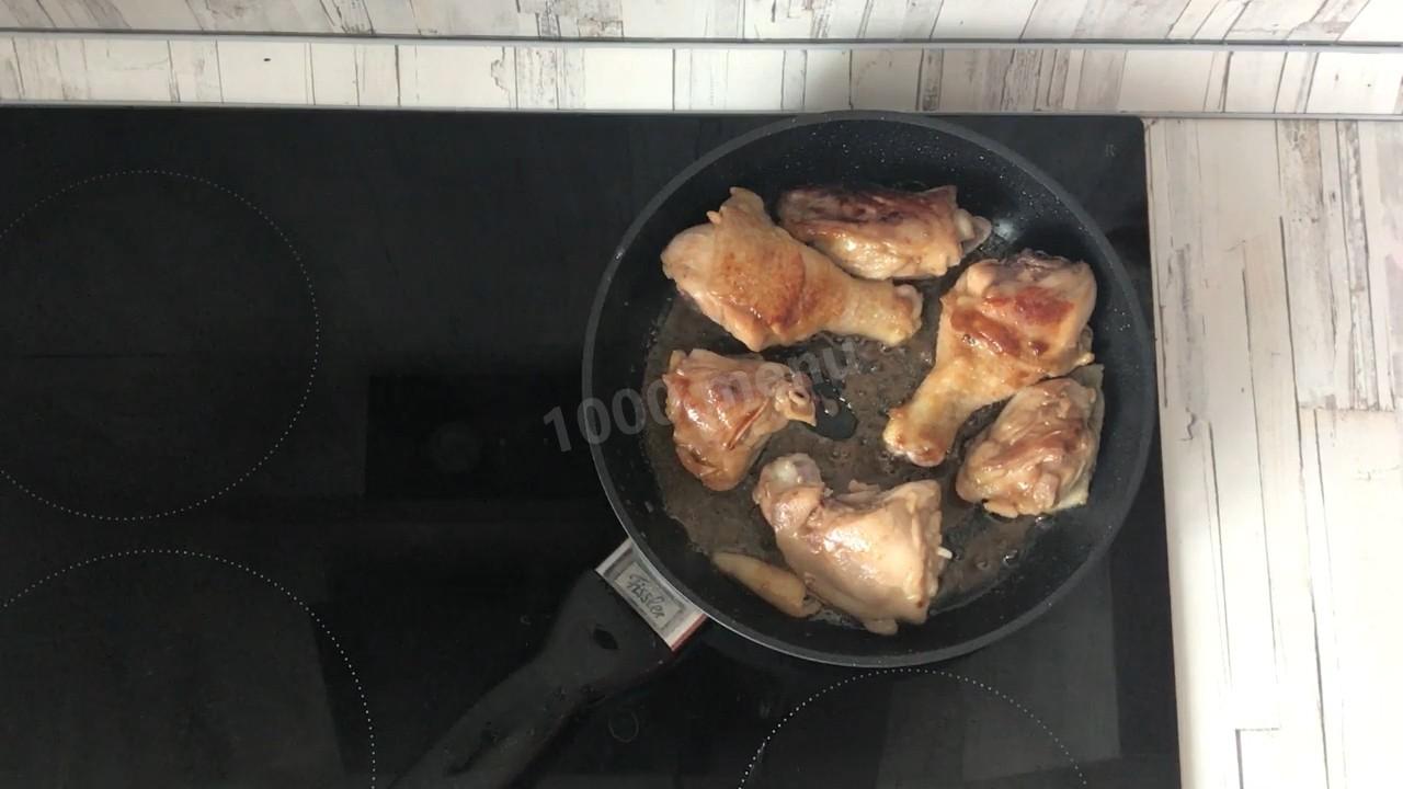 Шаг 5 приготовления Дапанджи из курицы