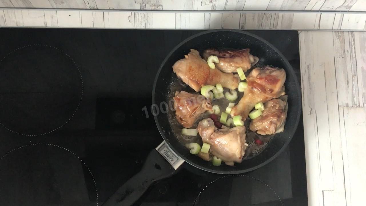 Шаг 6 приготовления Дапанджи из курицы