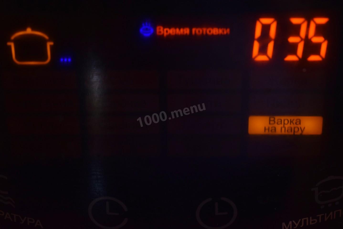 Шаг 7 приготовления Скумбрия на пару в мультиварке