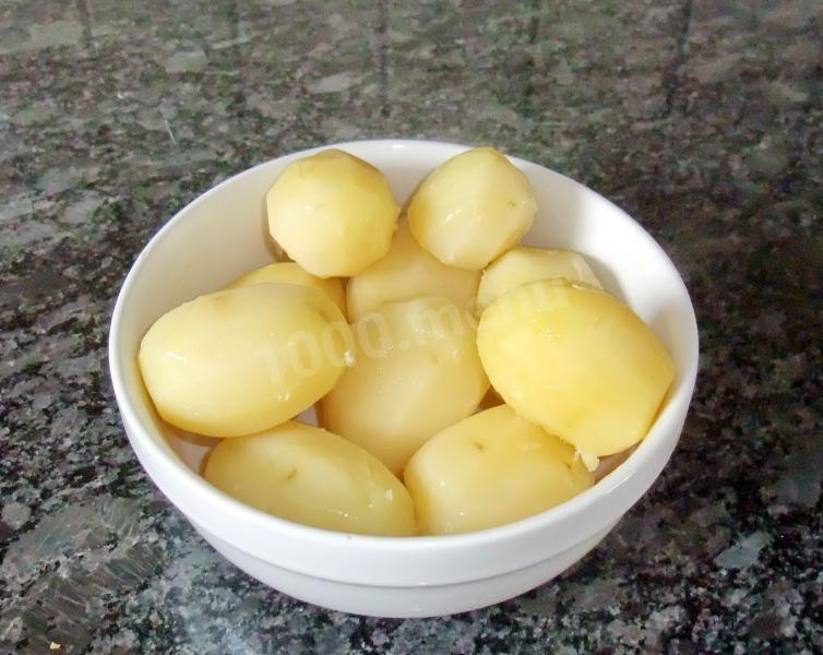 Шаг 5 приготовления Картофель на пару