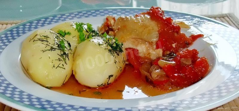 Шаг 7 приготовления Картофель на пару