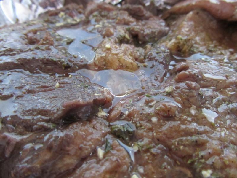 Шаг 9 приготовления Мясо в гранатовом соусе