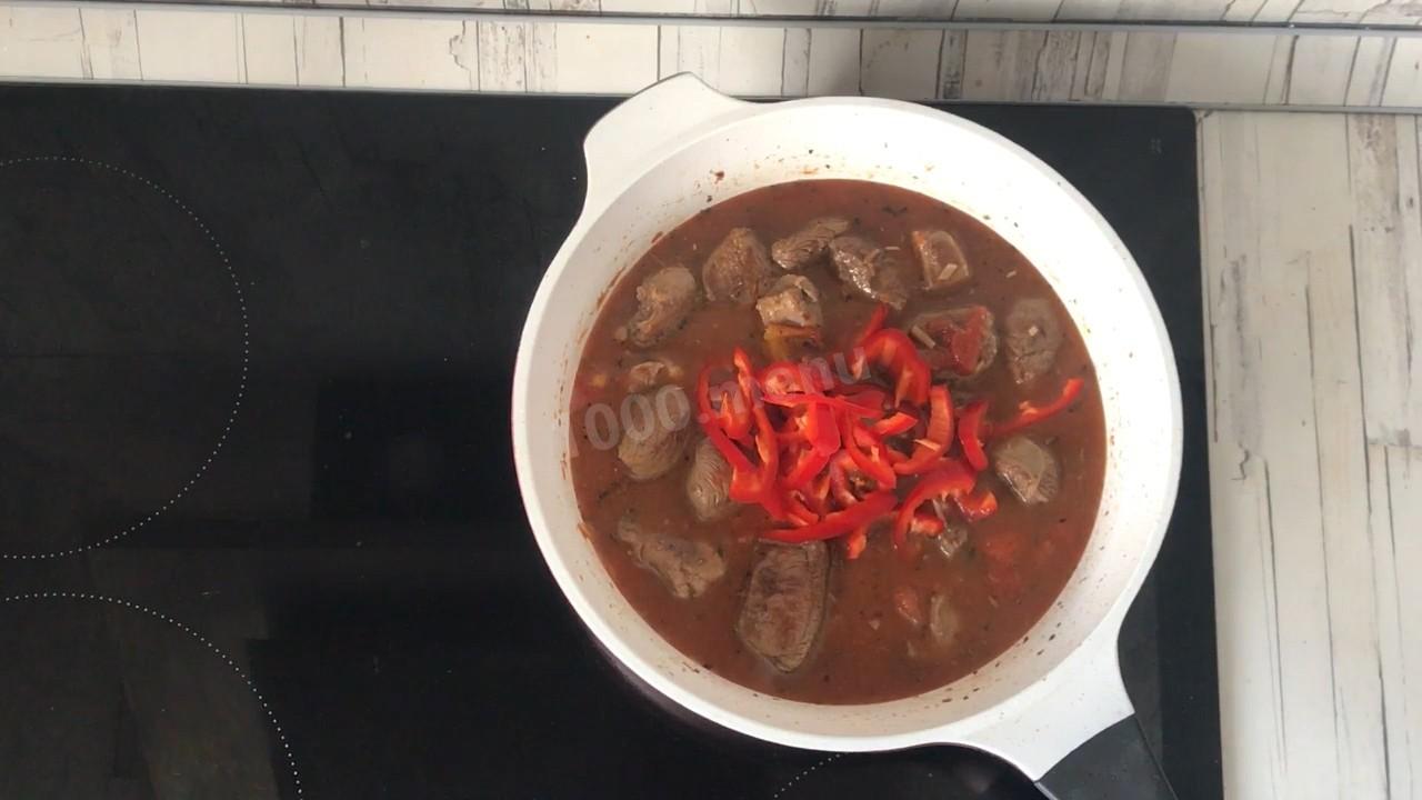 Шаг 8 приготовления Баранина с картошкой тушеная