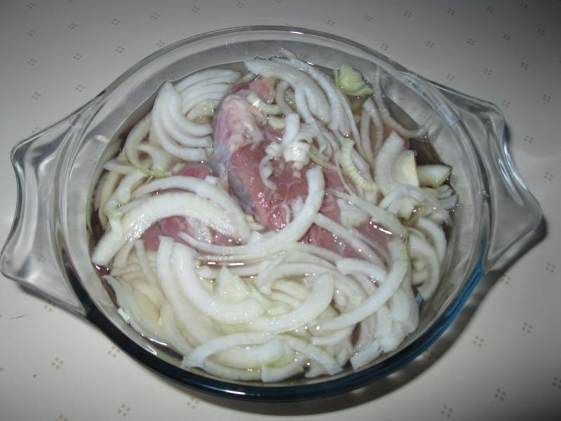 Шаг 2 приготовления Баранина с овощами запеченная в духовке