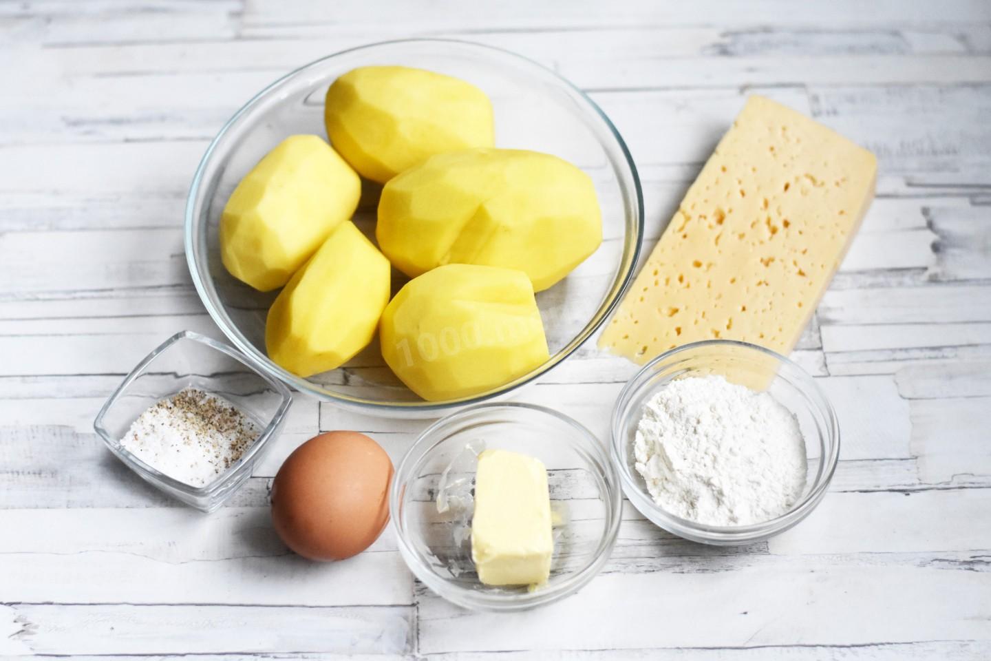 Шаг 1 приготовления Картофельная запеканка без мяса в духовке