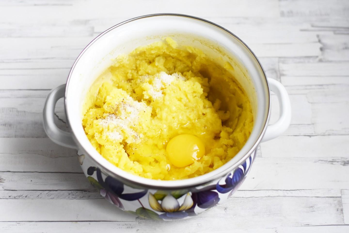 Шаг 5 приготовления Картофельная запеканка без мяса в духовке