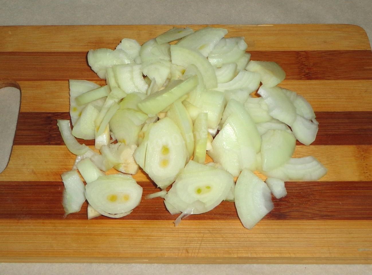 Шаг 2 приготовления Утка тушеная с картошкой