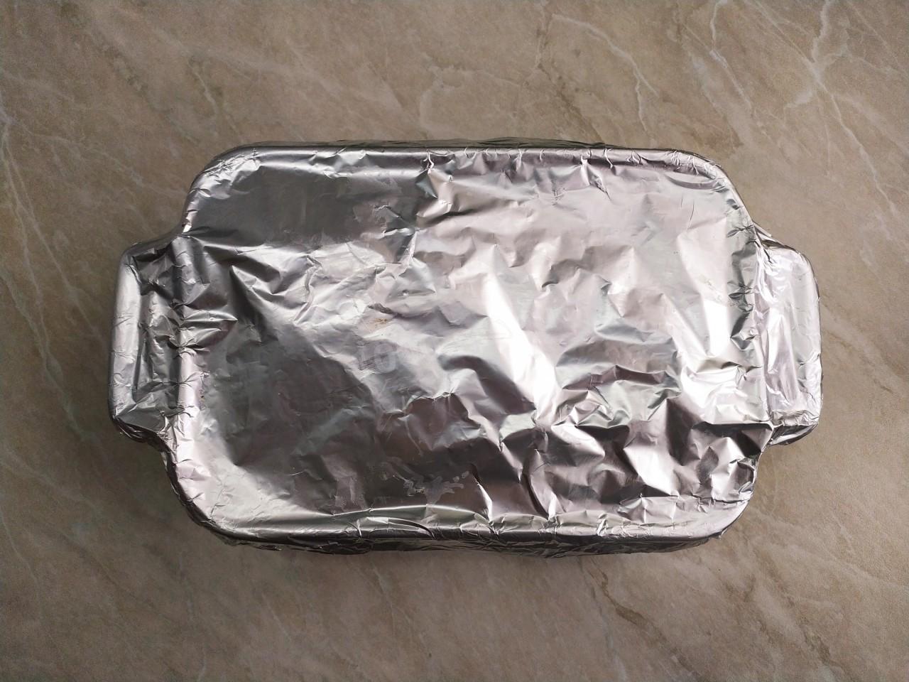 Шаг 9 приготовления Соевое мясо в духовке