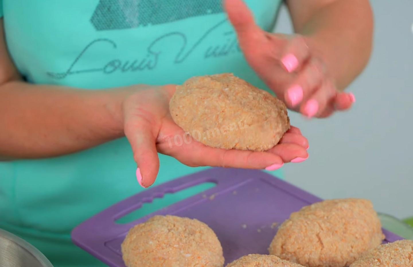 Шаг 10 приготовления Куриные котлеты с картошкой