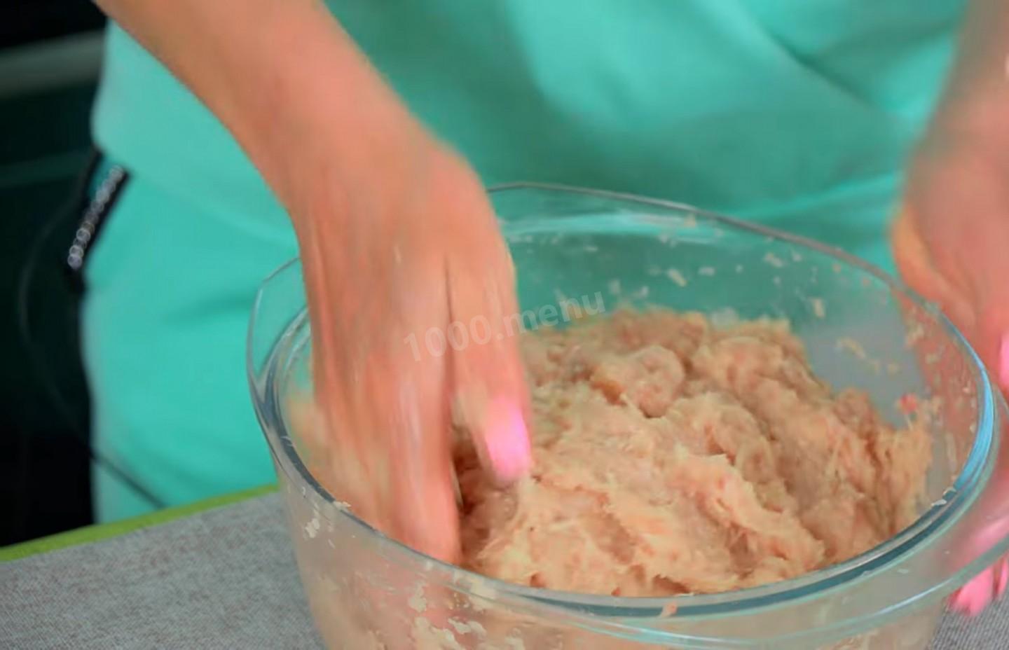 Шаг 7 приготовления Куриные котлеты с картошкой