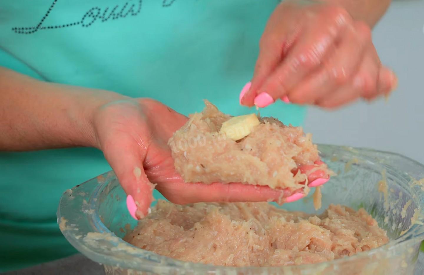 Шаг 8 приготовления Куриные котлеты с картошкой