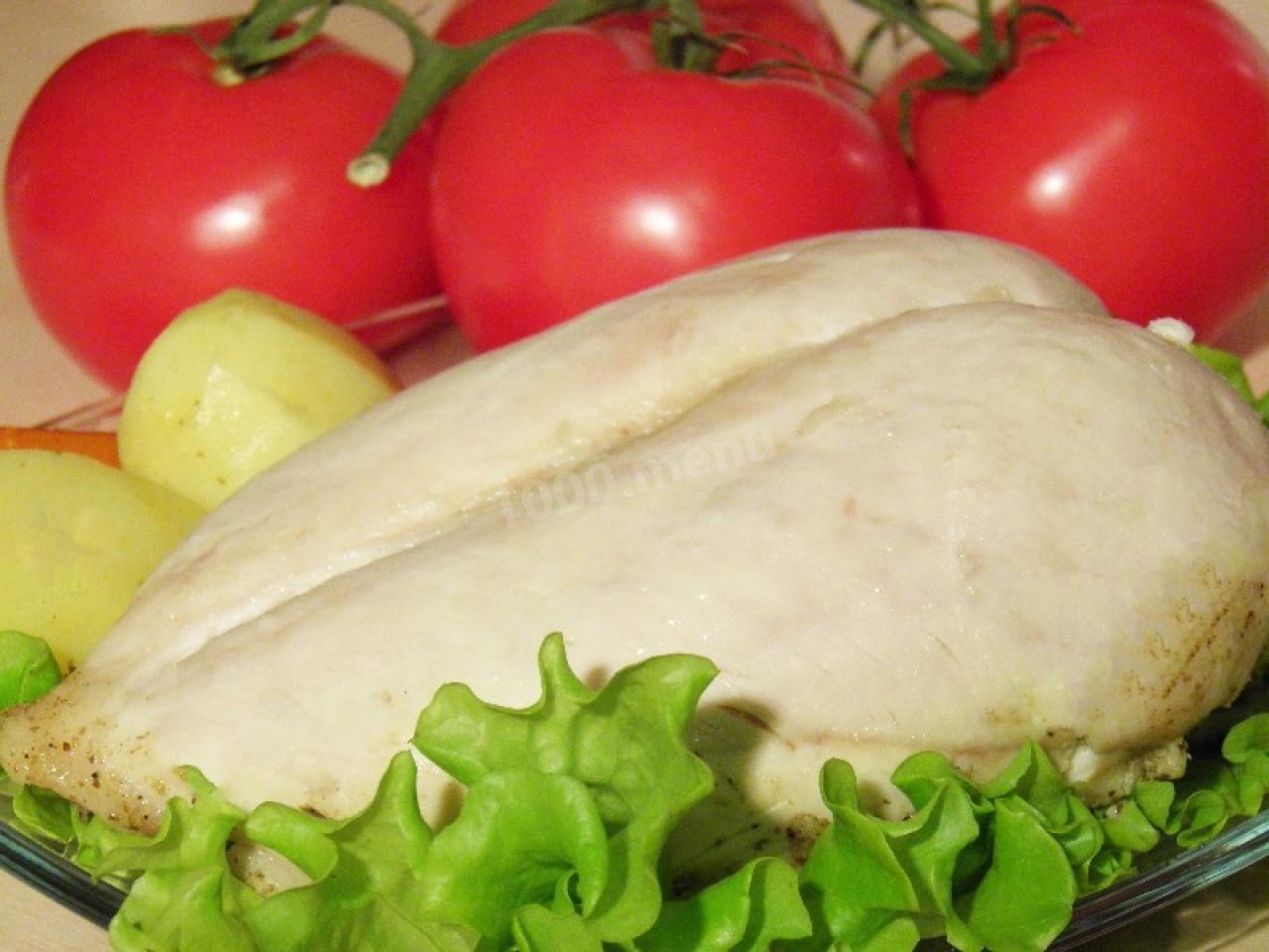 Шаг 5 приготовления Куриные грудки на пару в мультиварке
