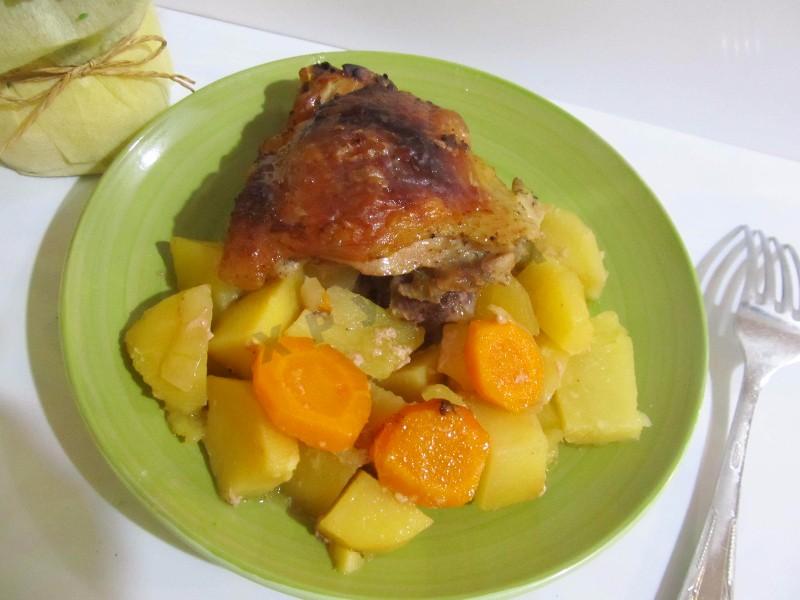Шаг 9 приготовления Маринованная курица в кефире в духовке