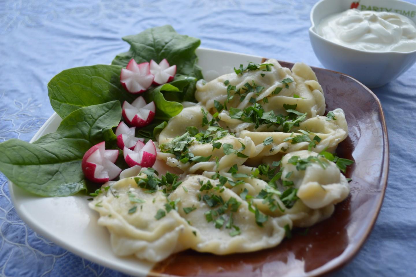 Шаг 4 приготовления Вареники в микроволновке