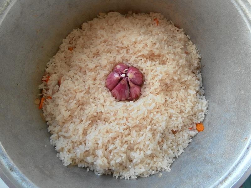Шаг 12 приготовления Узбекский плов с курицей домашний
