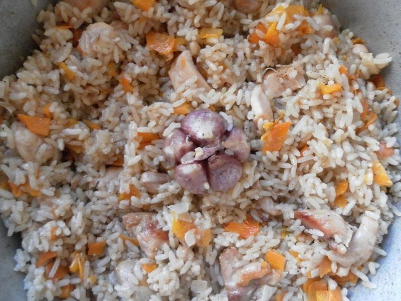 Шаг 16 приготовления Узбекский плов с курицей домашний