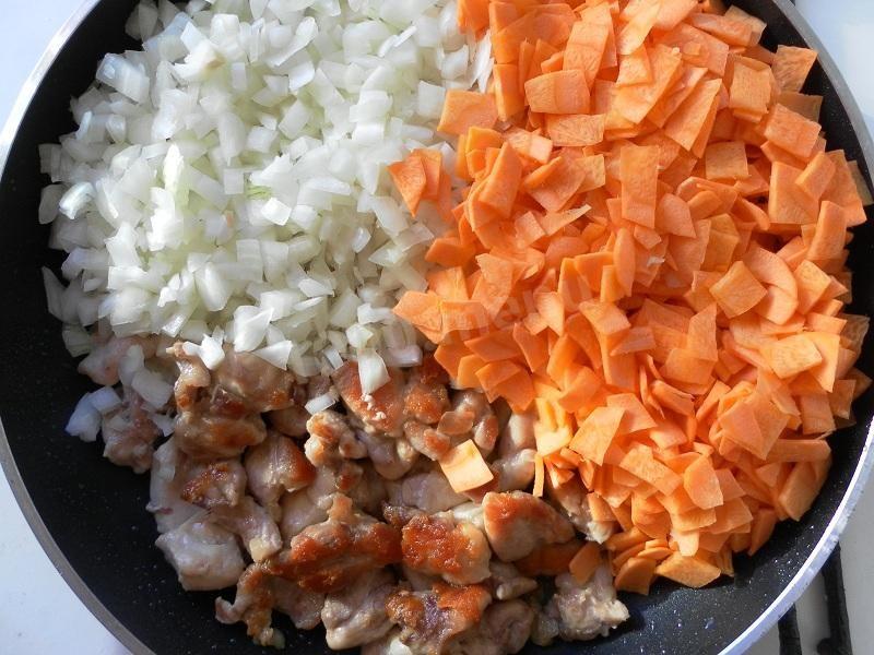 Шаг 7 приготовления Узбекский плов с курицей домашний