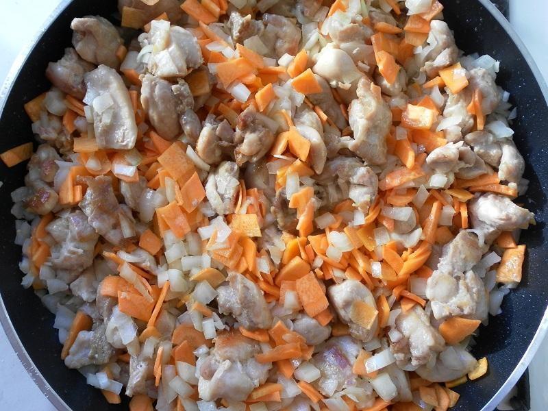 Шаг 8 приготовления Узбекский плов с курицей домашний