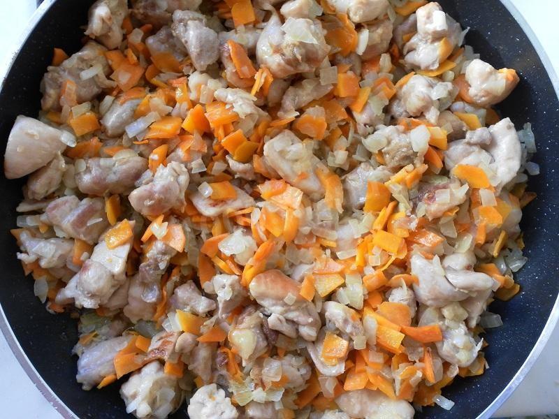 Шаг 9 приготовления Узбекский плов с курицей домашний