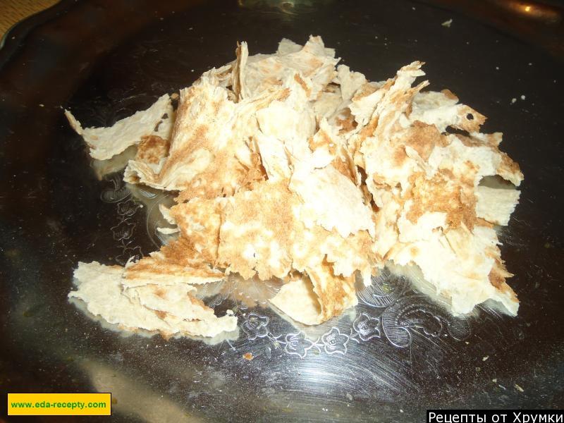Шаг 9 приготовления Хачапури из лаваша на сковороде с сыром, кефиром и яйцом