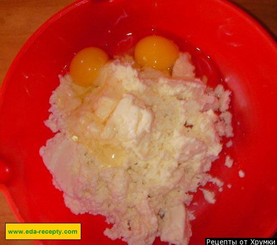 Шаг 3 приготовления Лапшевник с творогом и изюмом