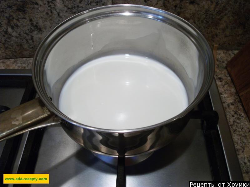 Шаг 2 приготовления Геркулесовая каша с яблоками и мёдом