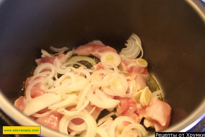Шаг 3 приготовления Курица в клюквенном соусе