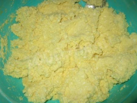 Шаг 4 приготовления Запеканка кукурузно-творожная