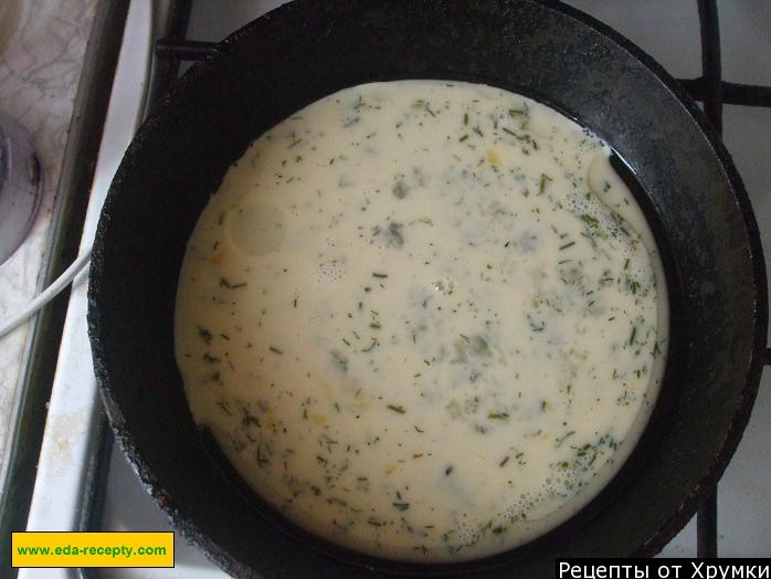 Шаг 11 приготовления Мясные зразы с омлетом и фаршем