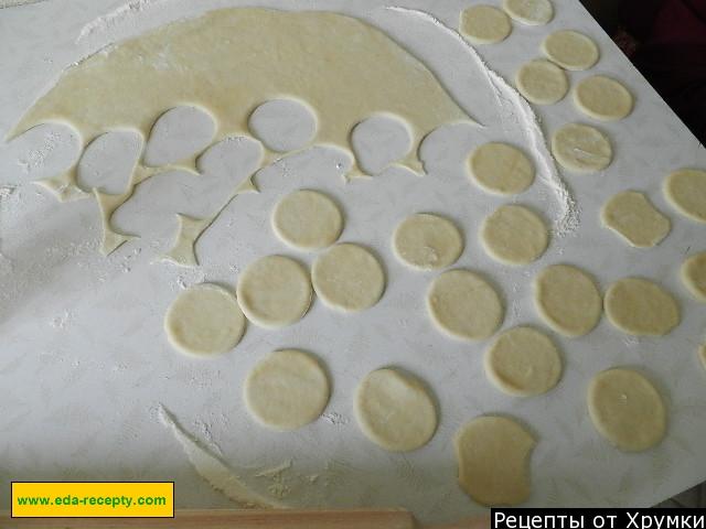 Шаг 11 приготовления вареники с салом и картошкой
