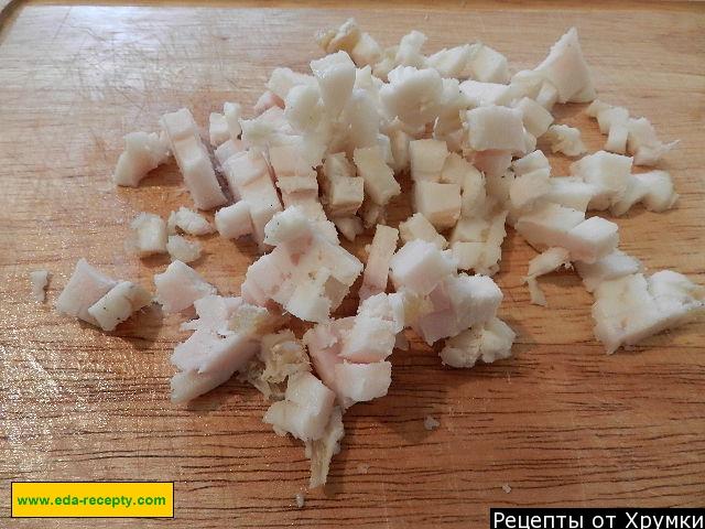 Шаг 8 приготовления вареники с салом и картошкой