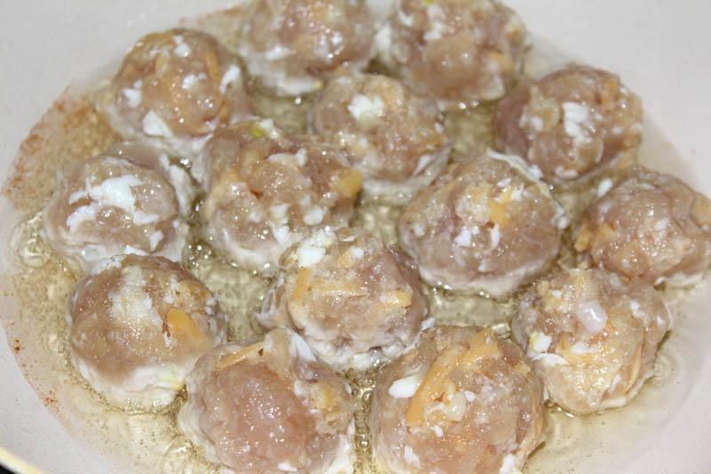 Шаг 5 приготовления Куриные фрикадельки